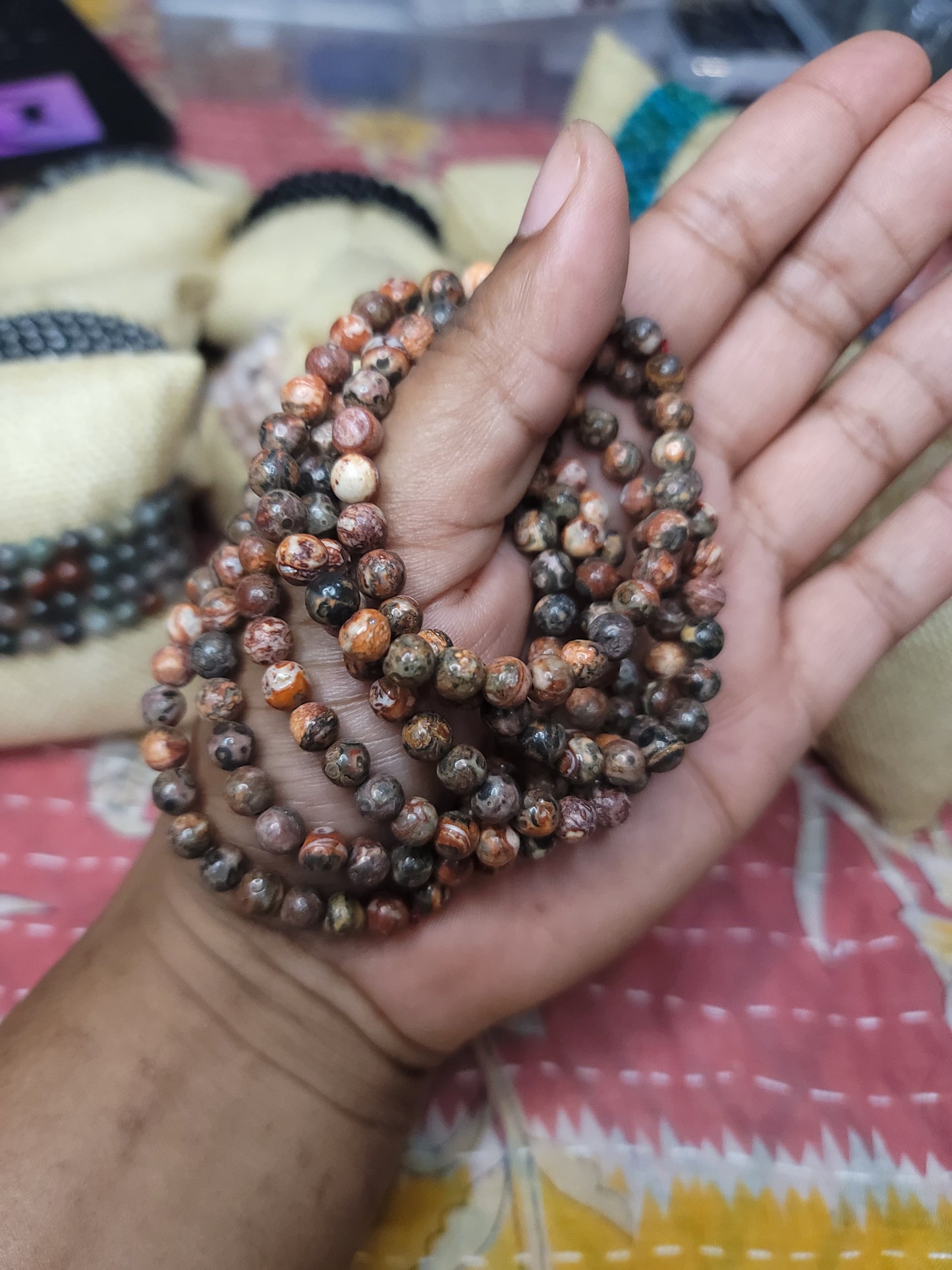 Conglomerate Stone Bracelets