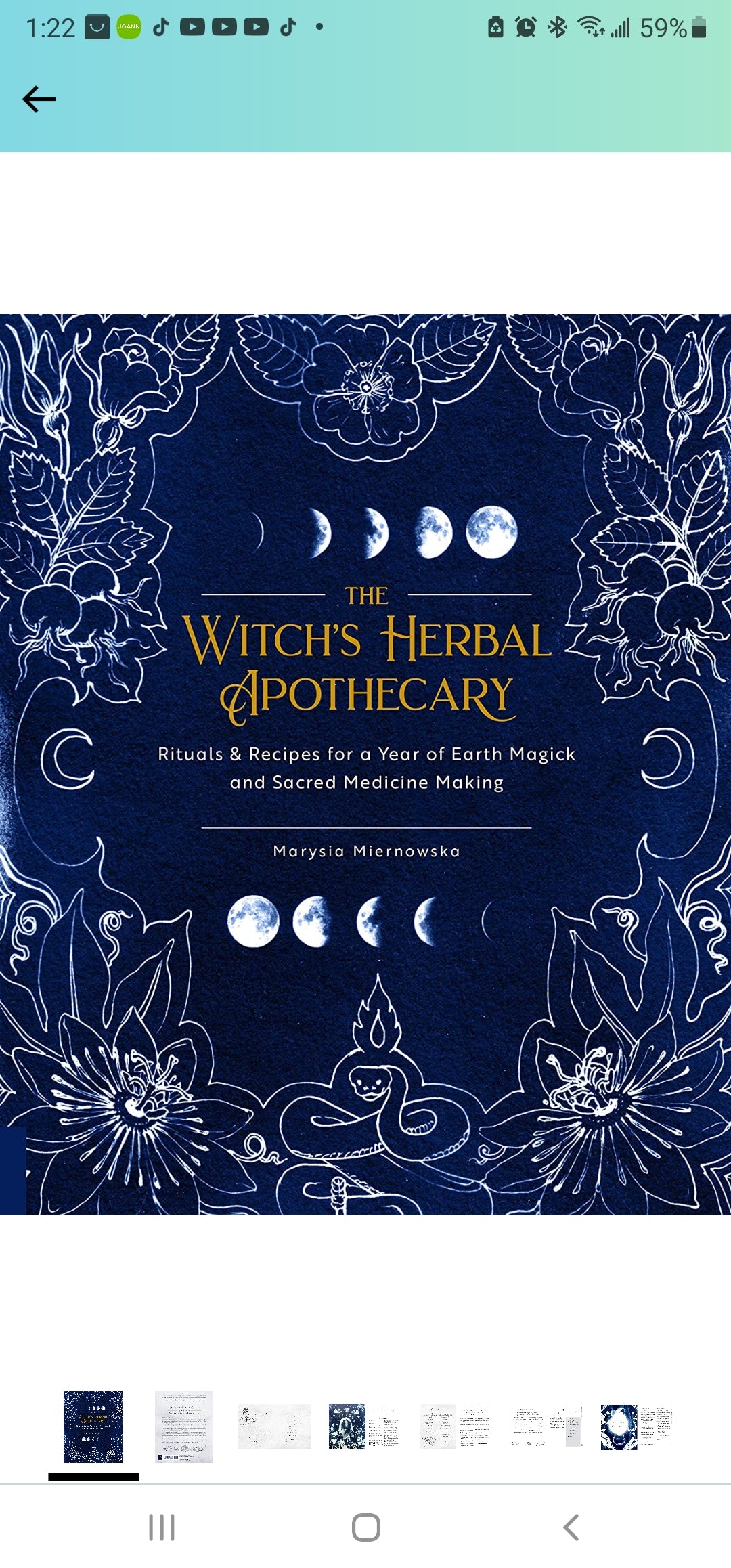 The Witch's Herbal Apothecary: Rituals & Recipes for a Year of Earth Magick and Sacred Medicine Making

by Marysia Miernowska AUTHOR