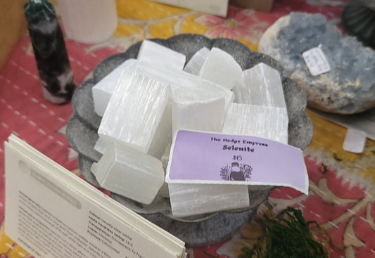 Rough Selenite cubes